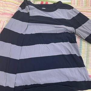 Stripped purple old navy long sleeved shirt
